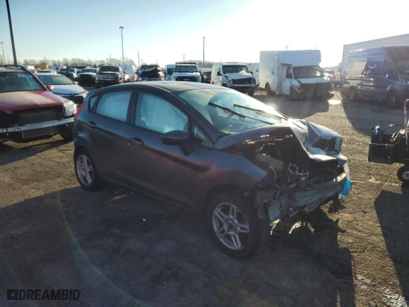 2018 Ford Fiesta SE with VIN 3FADP4EJXJM108166, listed as a Copart auction lot 43160275 with NaN miles and Salvage Title. Bid and sale history available at carsss.com. Image 4.