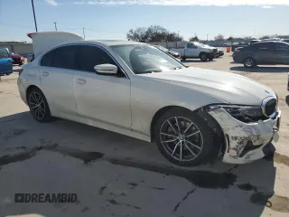 2020 BMW 3 Series 330i with VIN 3MW5R1J01L8B08554, listed as a Copart auction lot 47298125 with 98,461 mi miles and Salvage Title. Bid and sale history available at carsss.com. Image 4.