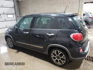 2014 FIAT 500L Trekking with VIN ZFBCFADH1EZ010513, listed as a Copart auction lot 60489095 with 129,990 mi miles and Salvage title. Bid and sale history available at DreamBid. Image 2.
