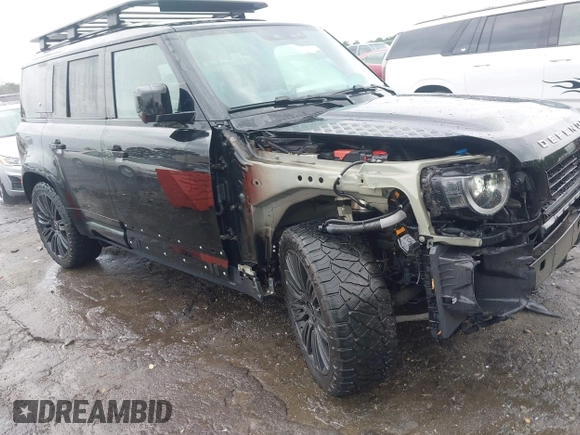 2020 Land Rover Defender X with VIN SALEXEEU9L2030559, listed as a IAAI auction lot 42323334 with 41,325 mi miles and . Bid and sale history available at DreamBid. Image 1.