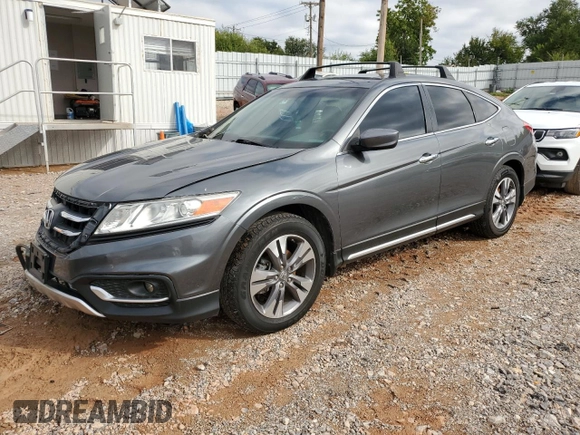 2013 Honda Crosstour EX-L with VIN 5J6TF2H54DL000301, listed as a Copart auction lot 69666784 with 140,741 mi miles and Salvage Title. Bid and sale history available at carsss.com. Image 1.