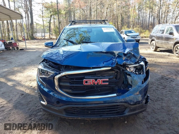 2020 GMC Terrain SLE with VIN 3GKALMEV5LL230796, listed as a IAAI auction lot 41880199 with 39,985 mi miles. Bid and sale history available at carsss.com. Image 12.