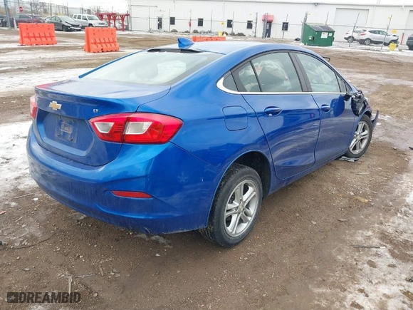 2018 Chevrolet Cruze LT with VIN 1G1BE5SM5J7240976, listed as a IAAI auction lot 41182915 with 64,630 mi miles. Bid and sale history available at carsss.com. Image 4.