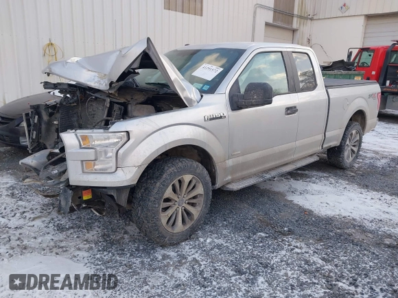 2017 Ford F-150 XL with VIN 1FTEX1EP3HFC28046, listed as a IAAI auction lot 41291572 with 149,668 mi miles. Bid and sale history available at carsss.com. Image 2.