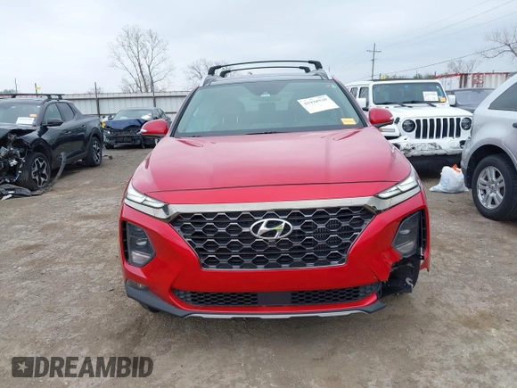 2020 Hyundai Santa Fe Limited with VIN 5NMS53AA1LH288554, listed as a IAAI auction lot 41928520 with 48,816 mi miles and . Bid and sale history available at DreamBid. Image 12.
