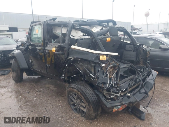 2024 Jeep Wrangler Sport S with VIN 1C4PJXDN3RW329408, listed as a IAAI auction lot 41900483 with Not provided miles and . Bid and sale history available at DreamBid. Image 3.