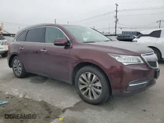 2014 Acura MDX Tech Pkg with VIN 5FRYD4H43EB043972, listed as a Copart auction lot 52950205 with 183,876 mi miles and Salvage Title. Bid and sale history available at carsss.com. Image 4.