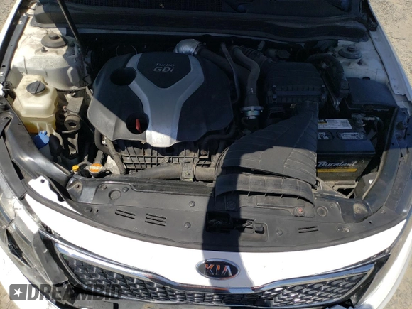 2012 Kia Optima SX z VIN 5XXGR4A61CG007878, wystawiony jako Copart lot #57992585 z przebiegiem 147 413 mil mil oraz Szkoda całkowita • Salvage title. Historia ofert i sprzedaży dostępna na DreamBid. Obrazek 11.