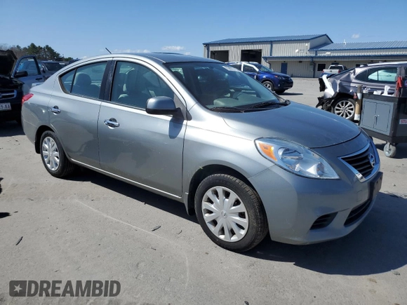 2014 Nissan Versa S Plus with VIN 3N1CN7AP6EL805419, listed as a Copart auction lot 53872715 with 116,833 mi miles and Clean Title. Bid and sale history available at carsss.com. Image 4.