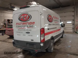 2023 Ford Transit Cargo with VIN 1FTBR1C80PKB95490, listed as a IAAI auction lot 41366493 with 17,450 mi miles and . Bid and sale history available at DreamBid. Image 4.