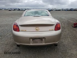 2002 Lexus SC 430 with VIN JTHFN48Y320010682, listed as a Copart auction lot 60476285 with 198,630 mi miles and Salvage title. Bid and sale history available at DreamBid. Image 6.