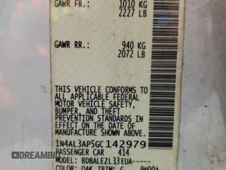 2016 Nissan Altima SR with VIN 1N4AL3AP5GC142979, listed as a Copart auction lot 50175605 with Not Provided miles and Salvage Title. Bid and sale history available at DreamBid. Image 15.