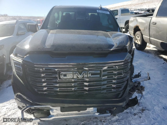 2023 GMC Sierra 1500 Denali Ultimate with VIN 1GTUUHEL4PZ141828, listed as a Copart auction lot 87433344 with 18,903 mi miles and Salvage Title. Bid and sale history available at carsss.com. Image 5.