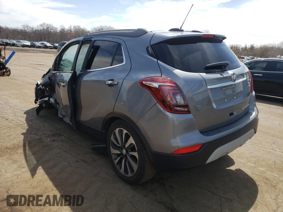 2019 Buick Encore Essence with VIN KL4CJCSM3KB783831, listed as a Copart auction lot 53015735 with 137,591 mi miles and Salvage Title. Bid and sale history available at carsss.com. Image 2.