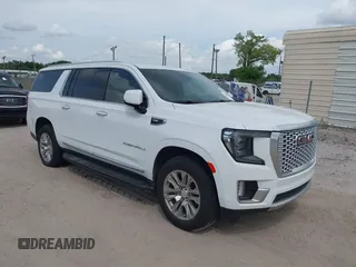 2023 GMC Yukon XL Denali with VIN 1GKS1JKL6PR355980, listed as a IAAI auction lot 41881760 with 1 mi miles. Bid and sale history available at carsss.com. Image 1.