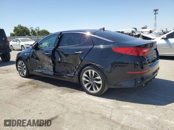 2015 Kia Optima SX Turbo with VIN 5XXGR4A67FG504129, listed as a Copart auction lot 60459525 with 62,091 mi miles and Salvage title. Bid and sale history available at DreamBid. Image 2.