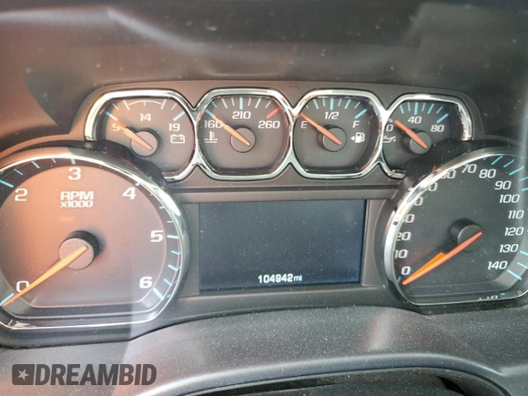 2015 Chevrolet Silverado 1500 LT with VIN 3GCUKREC3FG144777, listed as a Copart auction lot 52232845 with 104,942 mi miles and Salvage Title. Bid and sale history available at DreamBid. Image 9.