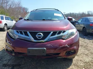 2011 Nissan Murano LE with VIN JN8AZ1MW8BW177494, listed as a IAAI auction lot 41982077 with 78,212 mi miles. Bid and sale history available at carsss.com. Image 12.