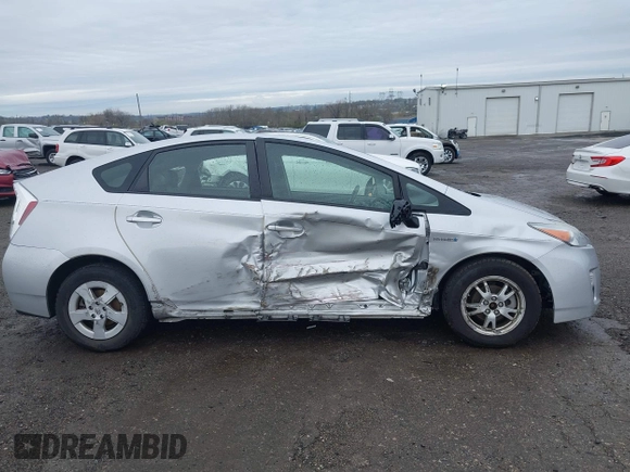 2010 Toyota Prius II with VIN JTDKN3DU8A0150741, listed as a IAAI auction lot 41951981 with 75,474 mi miles. Bid and sale history available at carsss.com. Image 6.