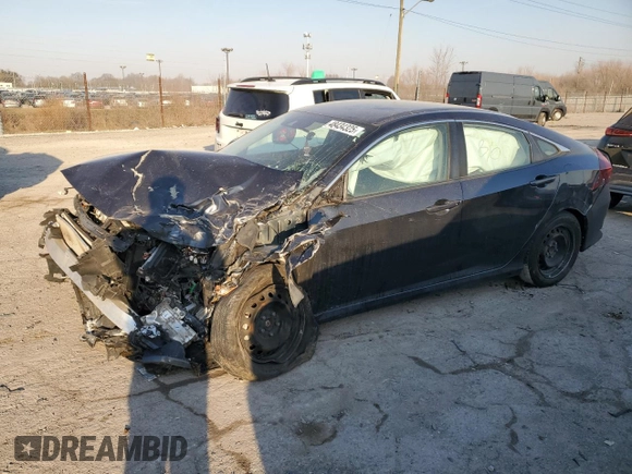 2019 Honda Civic LX with VIN 2HGFC2F67KH518390, listed as a Copart auction lot 48434325 with Not Provided miles and Salvage Title. Bid and sale history available at DreamBid. Image 1.