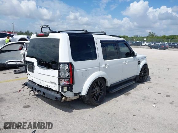 2016 Land Rover LR4 HSE Lux with VIN SALAK2V68GA784237, listed as a IAAI auction lot 39564083 with Not Provided miles and . Bid and sale history available at DreamBid. Image 4.