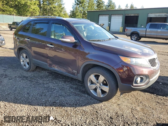 2012 Kia Sorento EX with VIN 5XYKUDA60CG244091, listed as a Copart auction lot 48074525 with 157,579 mi miles and Salvage Title. Bid and sale history available at carsss.com. Image 4.