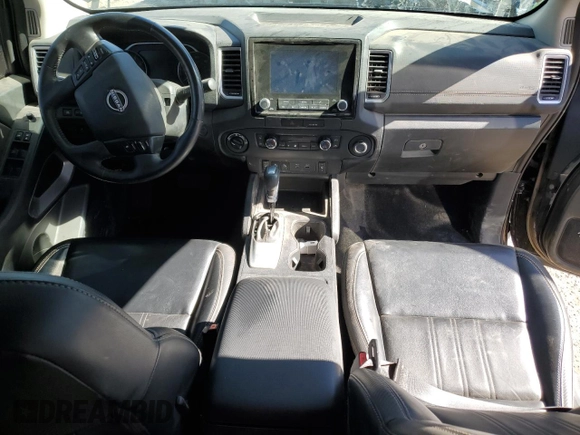 2022 Nissan Frontier S with VIN 1N6ED1EK4NN656008, listed as a Copart auction lot 57946915 with 25,607 mi miles and Salvage title. Bid and sale history available at DreamBid. Image 8.