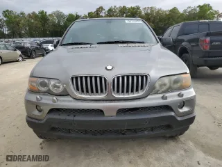 2005 BMW X5 3.0i with VIN 5UXFA13515LY13081, listed as a Copart auction lot 50143825 with 150,035 mi miles and Clean Title. Bid and sale history available at carsss.com. Image 5.