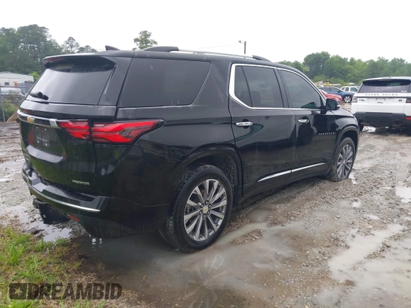 2023 Chevrolet Traverse Premier with VIN 1GNERKKW7PJ273618, listed as a IAAI auction lot 42180117 with 38,082 mi miles and . Bid and sale history available at DreamBid. Image 4.