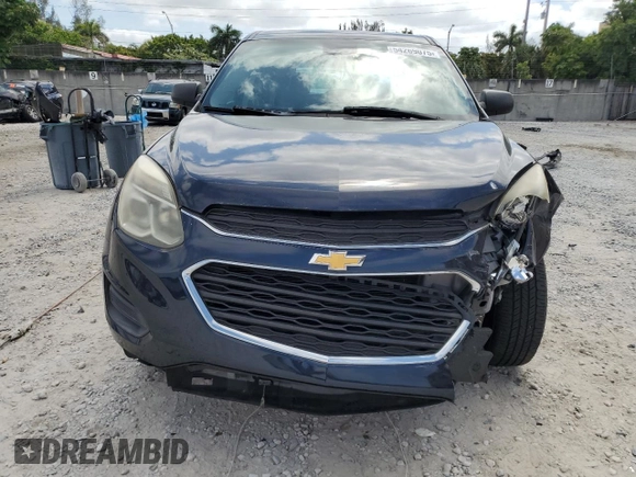 2017 Chevrolet Equinox LS with VIN 2GNALBEK9H6124666, listed as a Copart auction lot 54269075 with 126,467 mi miles and Salvage Title. Bid and sale history available at carsss.com. Image 5.