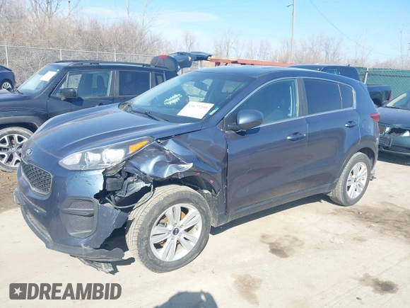 2018 Kia Sportage LX with VIN KNDPM3AC1J7453713, listed as a IAAI auction lot 41677259 with 165,792 mi miles and . Bid and sale history available at carsss.com. Image 17.