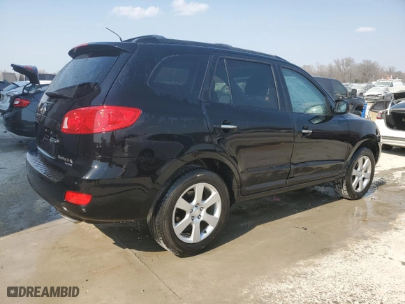 2008 Hyundai Santa Fe SE with VIN 5NMSH13E58H221121, listed as a Copart auction lot 49084395 with 193,910 mi miles and Salvage Title. Bid and sale history available at carsss.com. Image 3.