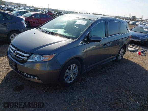 2017 Honda Odyssey EX-L with VIN 5FNRL5H6XHB022539, listed as a IAAI auction lot 41702635 with 51,881 mi miles and . Bid and sale history available at DreamBid. Image 18.