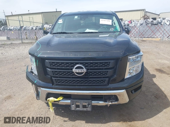 2024 Nissan Titan SV with VIN 1N6AA1EC6RN110607, listed as a IAAI auction lot 42167410 with 25,726 mi miles and . Bid and sale history available at DreamBid. Image 12.