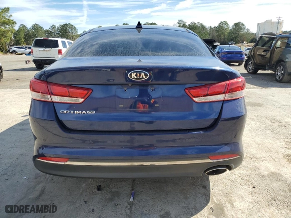 2018 Kia Optima LX with VIN 5XXGT4L33JG191805, listed as a Copart auction lot 45729625 with NaN miles and Salvage Title. Bid and sale history available at carsss.com. Image 6.