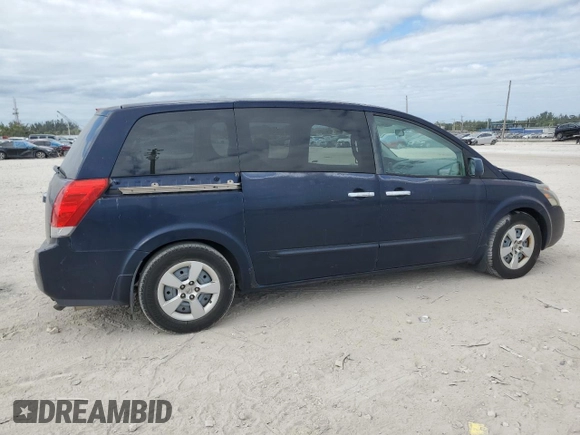 2009 Nissan Quest S with VIN 5N1BV28U09N101256, listed as a Copart auction lot 81488944 with 72,969 mi miles and Clean Title. Bid and sale history available at carsss.com. Image 3.