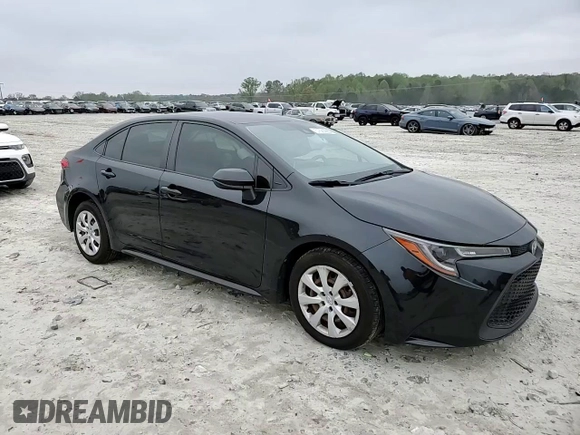 2021 Toyota Corolla LE with VIN JTDEPMAEXMJ154556, listed as a Copart auction lot 51620095 with 179,738 mi miles and Salvage Title. Bid and sale history available at carsss.com. Image 10.