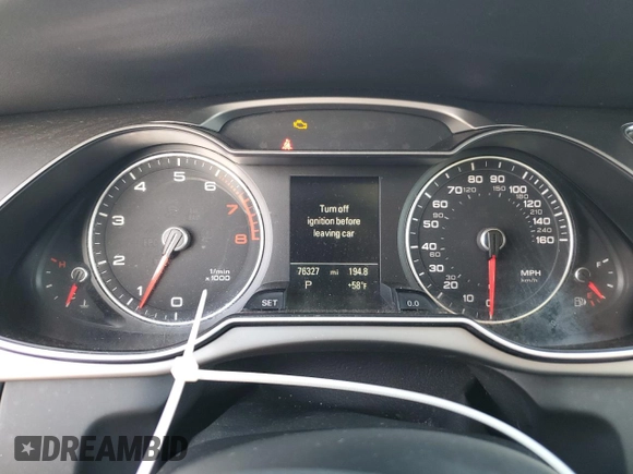 2014 Audi allroad Premium Plus with VIN WA1UFAFL4EA076937, listed as a Copart auction lot 78524014 with 76,327 mi miles and Clean Title. Bid and sale history available at carsss.com. Image 9.
