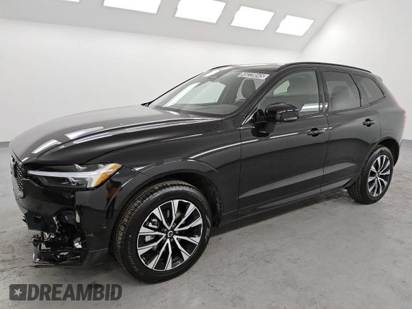 2025 Volvo XC60 Plus with VIN YV4M12RC0S1088355, listed as a Copart auction lot 49228045 with 5,694 mi miles and Clean Title. Bid and sale history available at carsss.com. Image 1.