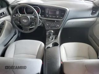 2015 Kia Optima LX with VIN KNAGM4A79F5604807, listed as a Copart auction lot 50052785 with 126,623 mi miles and Salvage Title. Bid and sale history available at DreamBid. Image 8.