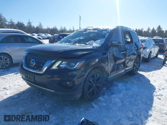 2017 Nissan Pathfinder S with VIN 5N1DR2MM5HC679687, listed as a IAAI auction lot 41574249 with 150,615 mi miles and . Bid and sale history available at DreamBid. Image 18.