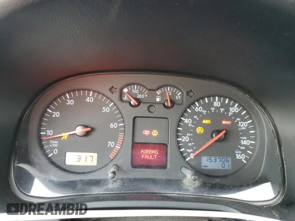 2003 Volkswagen GTI с VIN 9BWDH61J334027832, выставлен на аукционе Copart как лот 84059104 с пробегом 153 706 миль миль и Списание • Salvage title. История ставок и продаж доступна на DreamBid. Изображение 9.