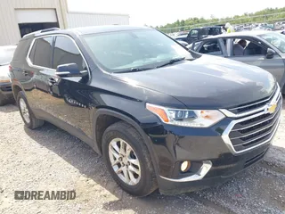 2018 Chevrolet Traverse LT Cloth z VIN 1GNERGKW6JJ281682, wystawiony jako IAAI lot #42467609 z przebiegiem 199 580 mil mil oraz . Historia ofert i sprzedaży dostępna na DreamBid. Obrazek 1.
