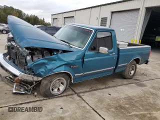 1996 Ford F-150 Special with VIN 2FTEF15N4TCA08677, listed as a Copart auction lot 77794374 with 0 mi miles and Salvage Title. Bid and sale history available at carsss.com. Image 1.