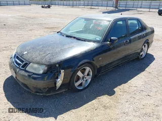 2004 Saab 9-5 Aero with VIN YS3EH49G743012391, listed as a IAAI auction lot 41817629 with 106,290 mi miles. Bid and sale history available at carsss.com. Image 2.