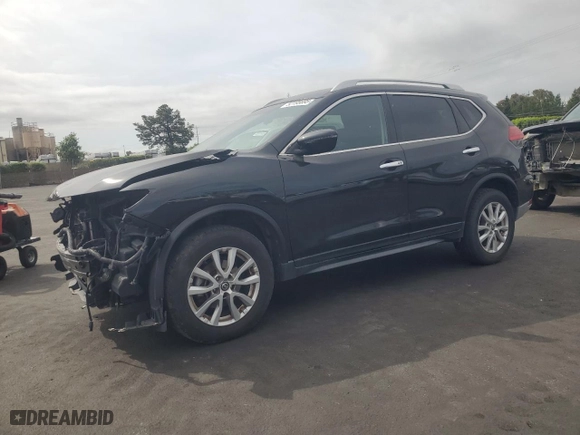 2017 Nissan Rogue SV with VIN KNMAT2MV7HP503248, listed as a Copart auction lot 52195695 with 119,611 mi miles and Salvage Title. Bid and sale history available at carsss.com. Image 1.