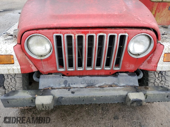 2002 Jeep Wrangler SE with VIN 1J4FA29P32P706533, listed as a Copart auction lot 43709055 with Not Provided miles and Salvage Title. Bid and sale history available at DreamBid. Image 12.
