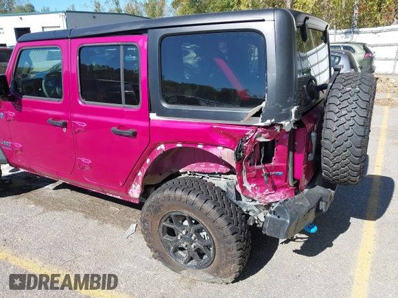 2024 Jeep Wrangler Sport S with VIN 1C4RJXN6XRW323881, listed as a IAAI auction lot 40543759 with 4,440 mi miles and . Bid and sale history available at DreamBid. Image 6.