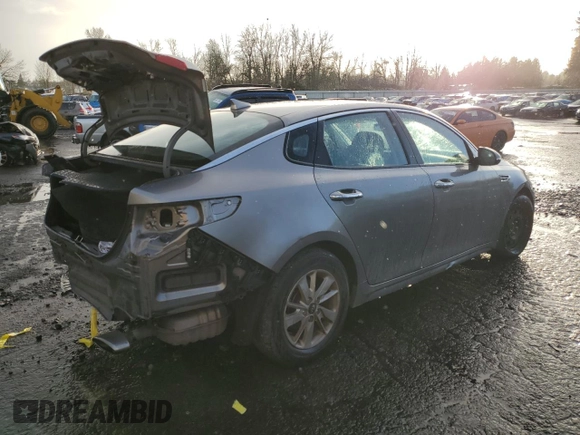 2018 Kia Optima LX with VIN 5XXGT4L39JG210194, listed as a Copart auction lot 86738414 with 54,713 mi miles and Salvage Title. Bid and sale history available at carsss.com. Image 3.