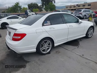 2013 Mercedes-Benz C 350 Sport with VIN WDDGF5HBXDA834637, listed as a IAAI auction lot 42128025 with 114,712 mi miles and . Bid and sale history available at DreamBid. Image 4.